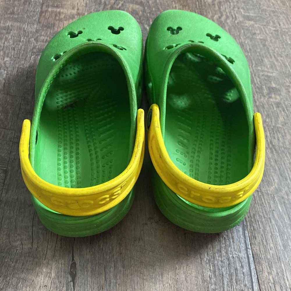 Mickey Mouse Kids Crocs, Size 1 Youth - Picture 4 of 8